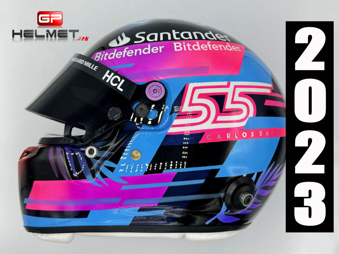 Carlos Sainz 2023 MIAMI Helmet / Ferrari F1 – GPHelmet