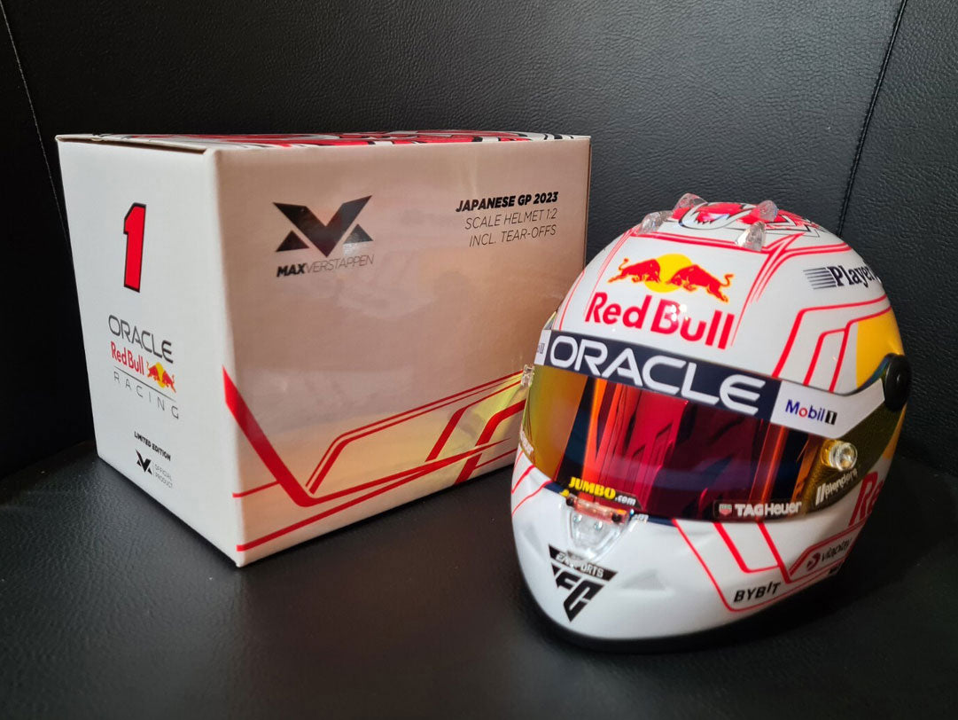 1/2 ヘルメット 2023Japanese GP Max Verstappen Max Verstappen 2023 Japan GP / Official Products 1/2 Helmet – GPHelmet
