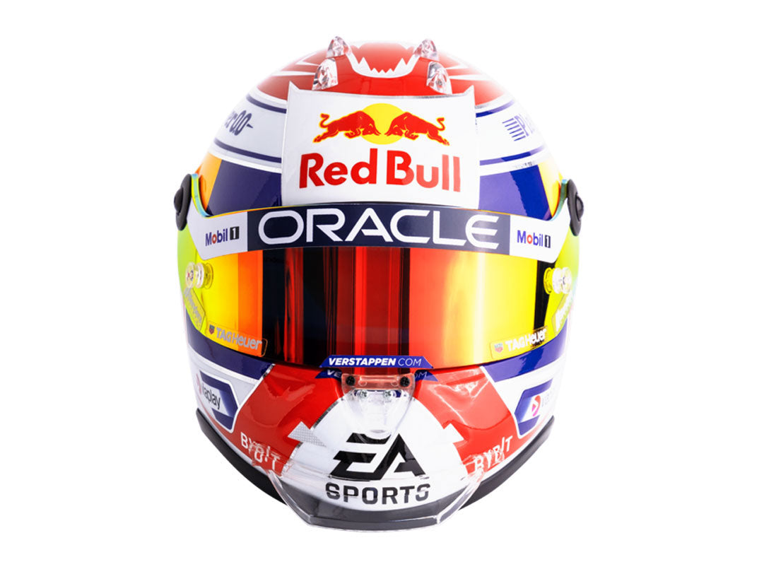 【新品・オマケ付】マックス フェルスタッペン1/2ヘルメット 2024 USA Max Verstappen 2024 / Official Products 1/2 Helmet – GPHelmet