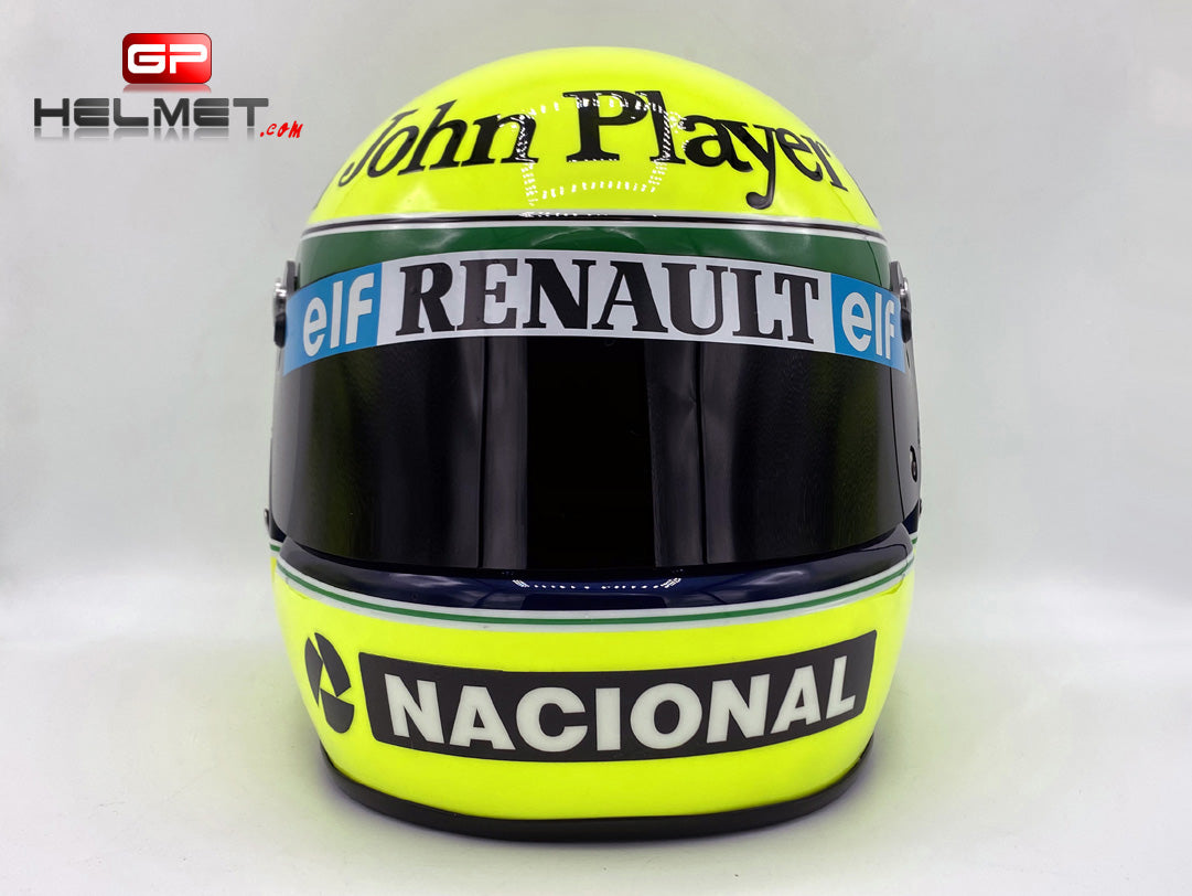 Casque Miniature Bell 1/2 – Lotus Senna F1 1985 – Collection Lotus 97T