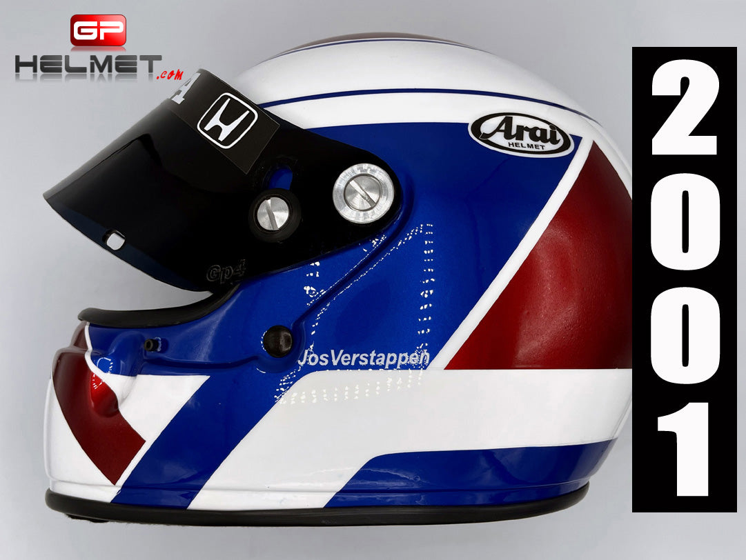 Jos Verstappen 2001 F1 Helmet / Orange Arrows – GPHelmet