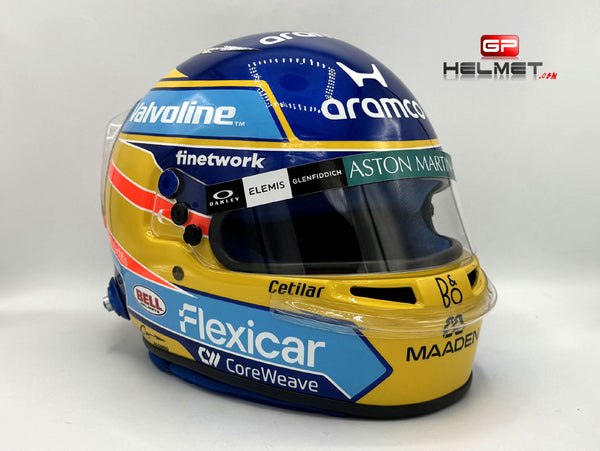 aston motorcycle helmets Fernando Alonso 2026 F1 Replica Helmet Aston Martin Team – GPHelmet