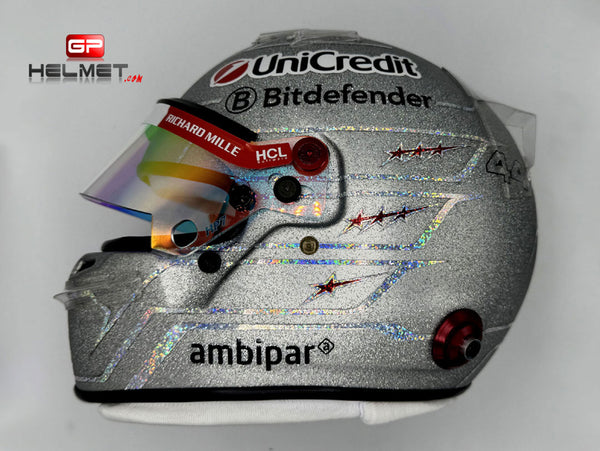 buy motorcycle helmets las vegas Lewis Hamilton 2025 Las Vegas GP F1 Helmet / Ferrari F1 / Pre Order – GPHelmet