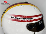 Sebastian Vettel 2024 IMOLA Helmet / Tribute to Ayrton & Roland