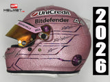 Lewis Hamilton 2026 Monaco GP F1 Helmet / Ferrari F1