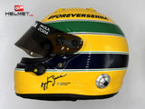 Sebastian Vettel 2024 IMOLA Helmet / Tribute to Ayrton & Roland