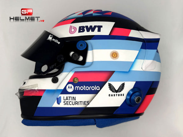 colorado motorcycle helmet under 21 Franco Colapinto 2025 F1 Helmet / Alpine F1 – GPHelmet