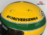 Sebastian Vettel 2024 IMOLA Helmet / Tribute to Ayrton & Roland