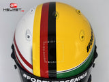 Sebastian Vettel 2024 IMOLA Helmet / Tribute to Ayrton & Roland