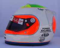 Rubens Barrichello 2009 "MASSA TRIBUTE" Replica Helmet / Brawn F1