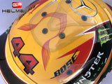 Lewis Hamilton 2017 Yellow Replica Helmet / Mercedes Benz F1