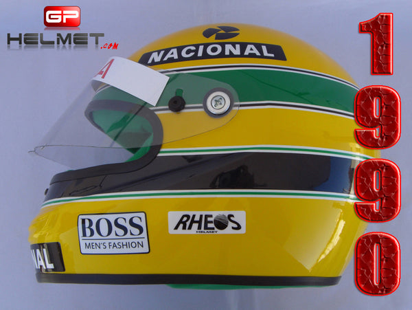 Ayrton Senna 1990 RHEOS Helmet / Team Mc Laren F1