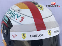Sebastian Vettel 2018 Hockenheim GP Helmet / Ferrari F1
