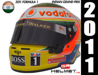 Lewis Hamilton 2011 INDIA GP Replica Helmet / Mc Laren F1