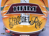 Lewis Hamilton 2017 Yellow Replica Helmet / Mercedes Benz F1