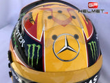 Lewis Hamilton 2017 Yellow Replica Helmet / Mercedes Benz F1