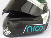 Nico Rosberg 2014 "Chrome plated" Helmet / Mercedes Benz  F1