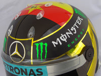Nico Rosberg 2014 "Chrome Gold" World Cup Helmet / Mercedes Benz  F1