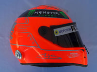 Michael Schumacher 2012 "FINAL RACE" helmet / Team Mercedes Benz