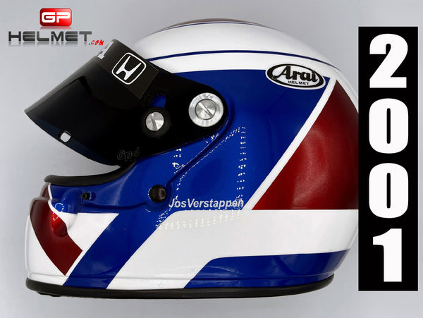 Jos Verstappen 2001 Replica Helmet / Orange Arrows