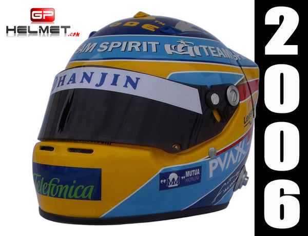 shoei helmet 2006 Fernando Alonso 2006 PVAXX Helmet / Renault F1 – GPHelmet